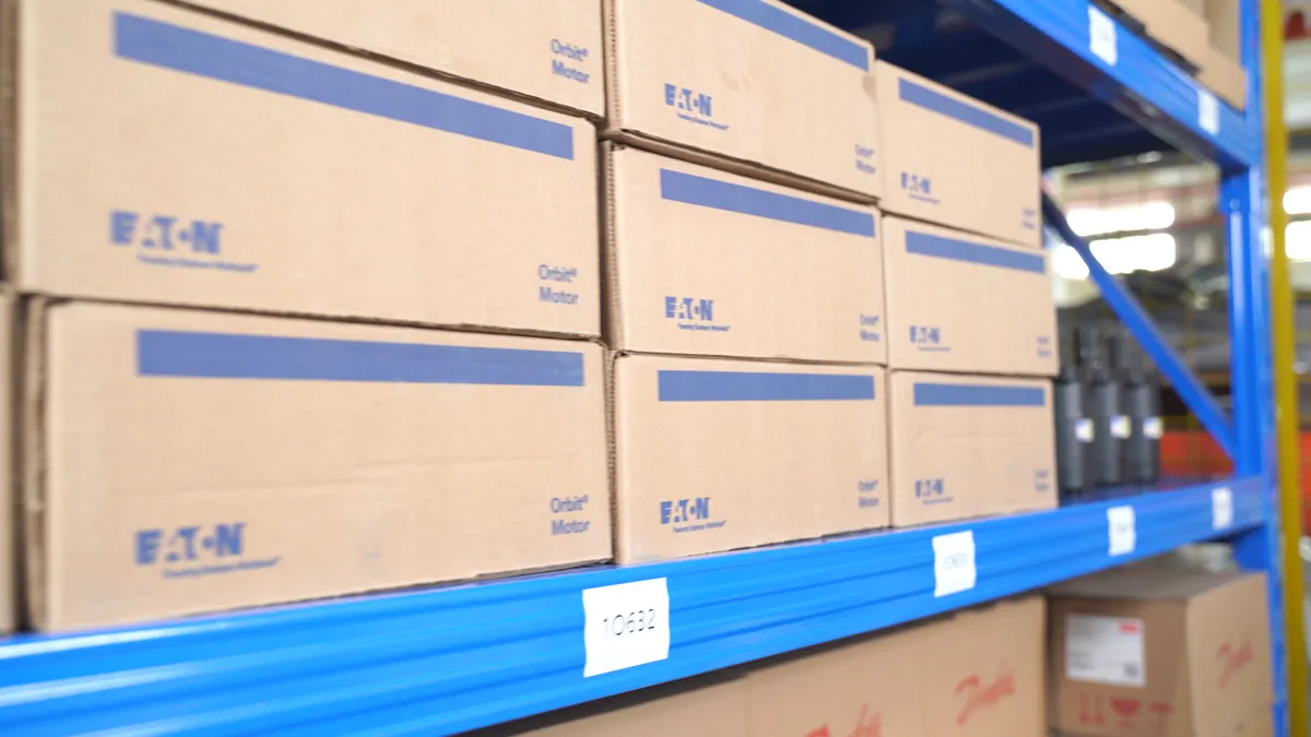 Impetus ready-to-ship forklift inventory warehouse — fast global delivery